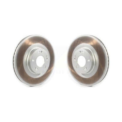 Coated Disc Brake Rotors Front Pair For Hyundai Genesis