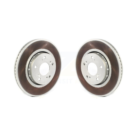 Coated Disc Brake Rotors Front Pair For Acura RLX