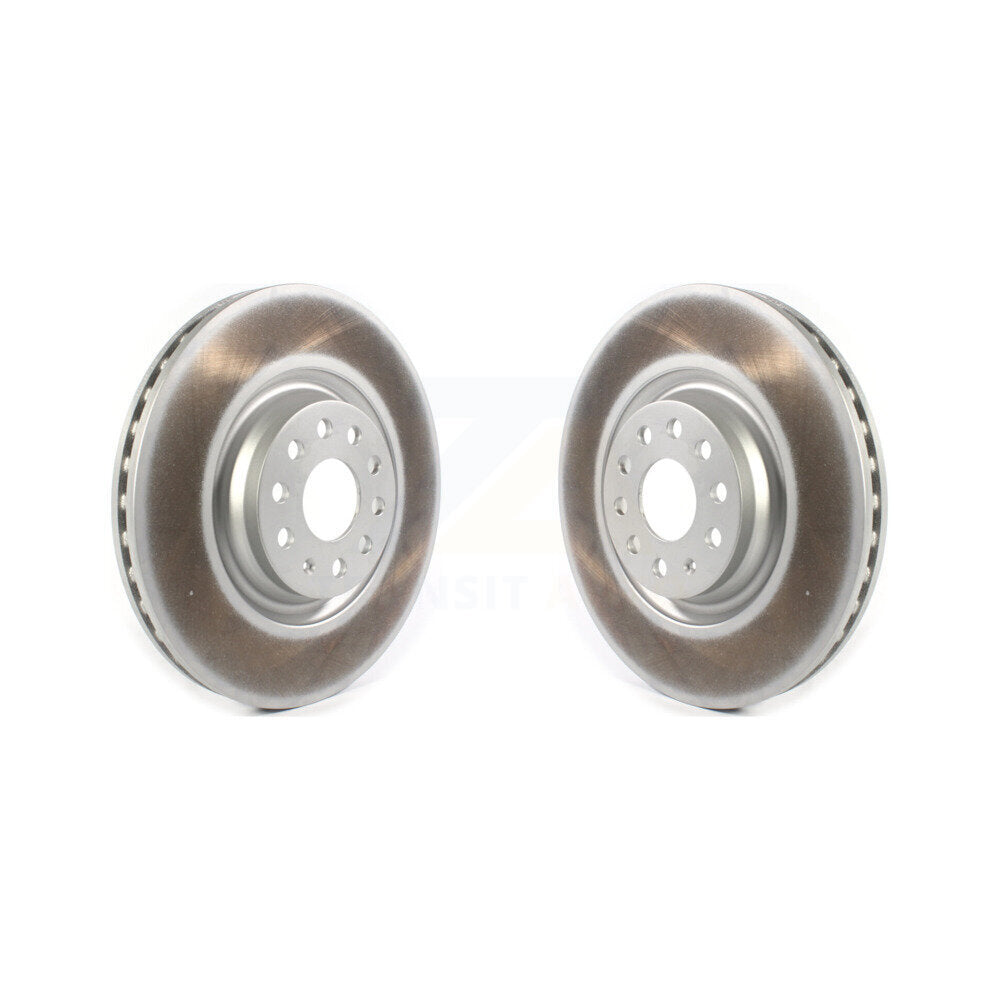 Coat Brake Rotor Front Pair For Volkswagen Tiguan Jetta Audi Q3 GTI Golf R A3 S3
