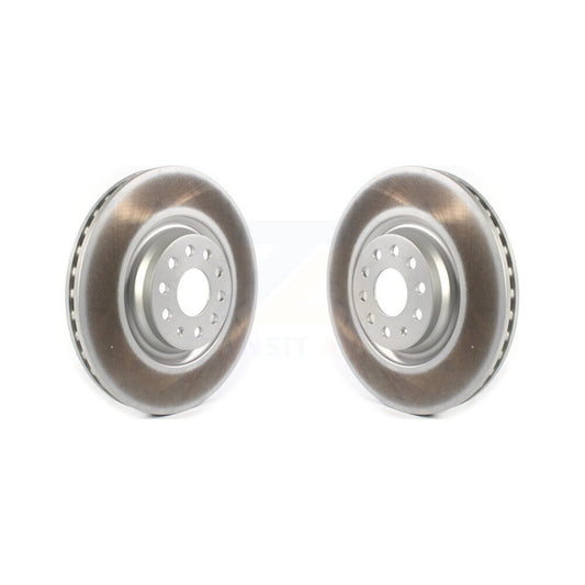 Coat Brake Rotor Front Pair For Volkswagen Tiguan Jetta Audi Q3 GTI Golf R A3 S3