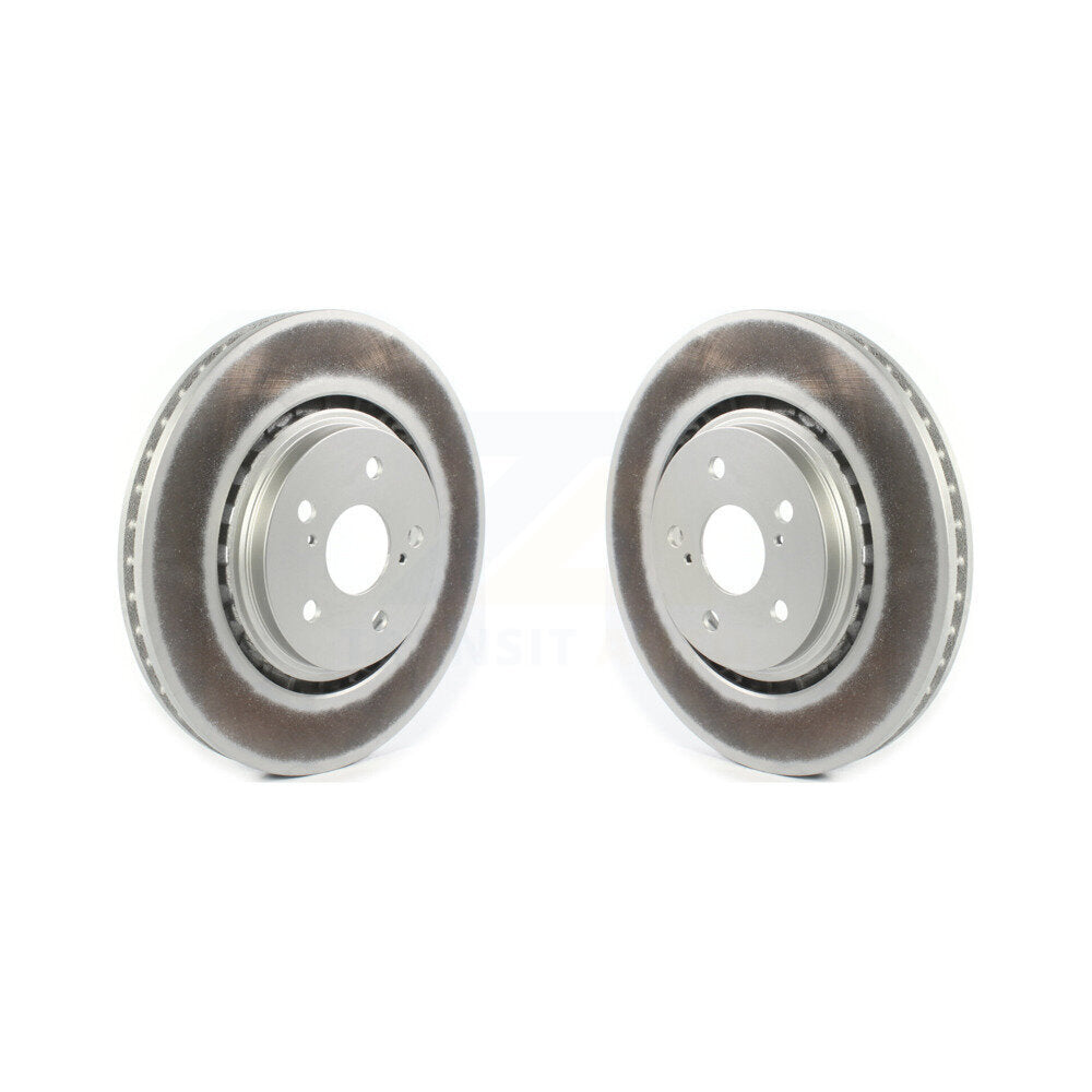 Coated Brake Rotors Front Pair For Lexus Toyota RX350 Camry NX350h NX350 RX450h