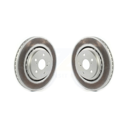 Coated Brake Rotors Front Pair For Lexus Toyota RX350 Camry NX350h NX350 RX450h