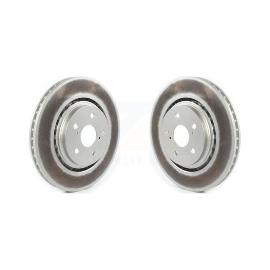 Coated Brake Rotors Front Pair For Lexus Toyota RX350 Camry NX350h NX350 RX450h