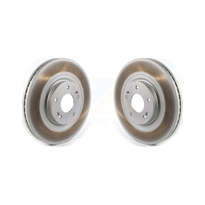 Coated Disc Brake Rotors Front Pair For 2015-2021 Kia Sedona