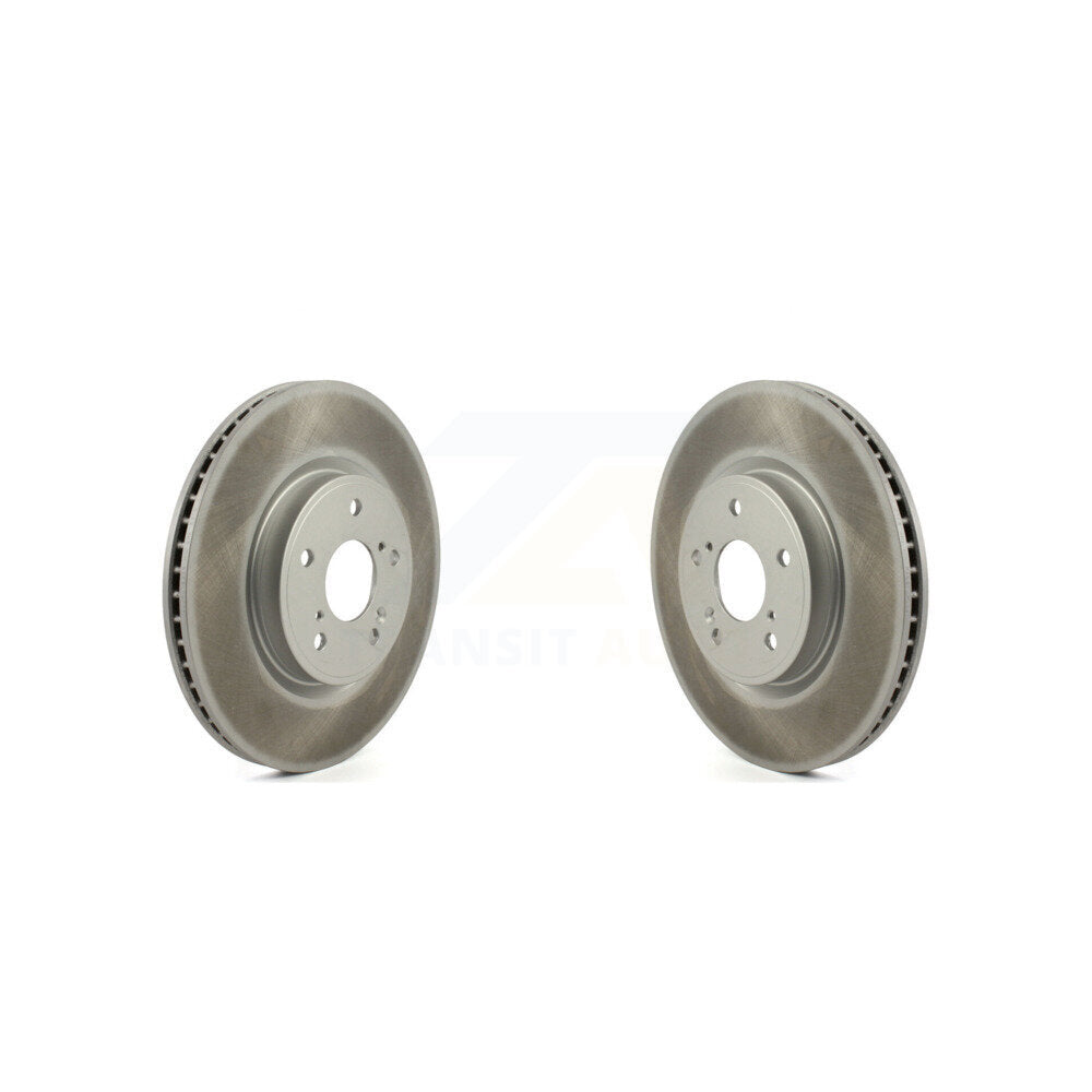 Coat Disc Brake Rotors Front Pair For Honda CR-V Civic Accord HR-V Acura Integra