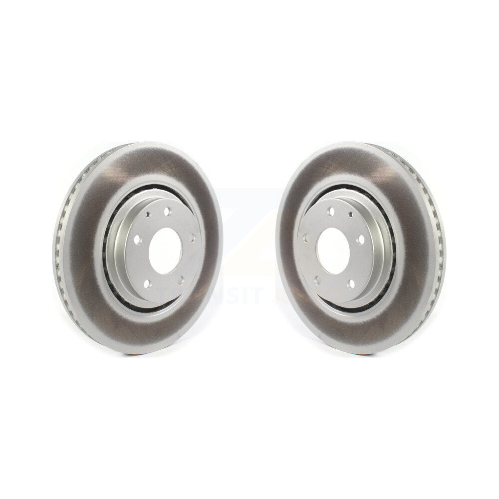 Coated Disc Brake Rotors Front Pair For Mazda CX-5 CX-9 6