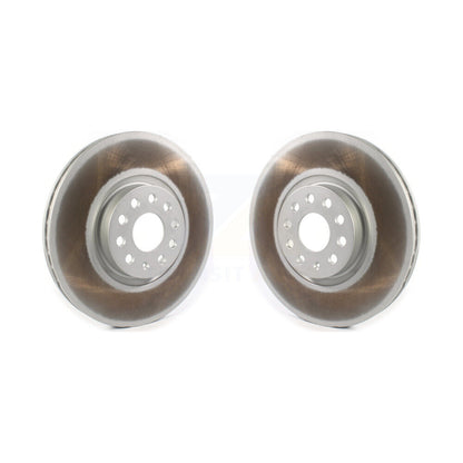 Coated Disc Brake Rotors Front Pair For Volkswagen Atlas Cross Sport