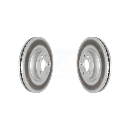 Coated Disc Brake Rotors Front Pair For Land Rover Range Sport Discovery
