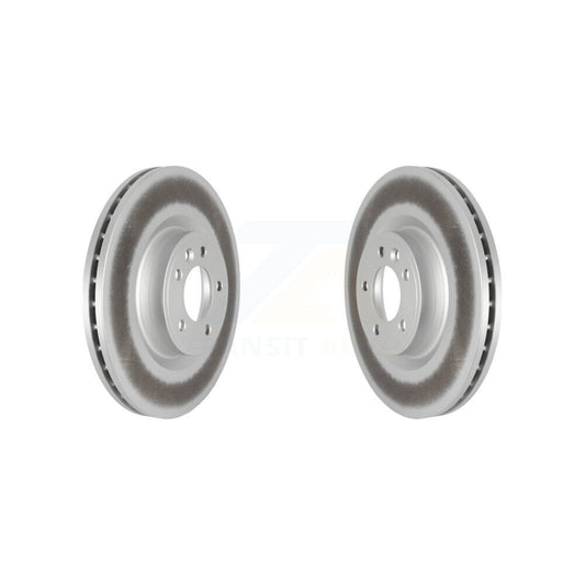 Coated Disc Brake Rotors Front Pair For Land Rover Range Sport Discovery