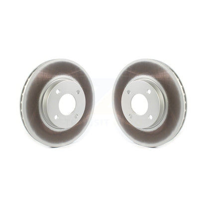 Coated Disc Brake Rotors Front Pair For Nissan Kicks Sentra Versa