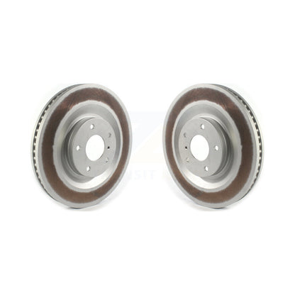 Coated Disc Brake Rotors Front Pair For INFINITI QX50 QX55