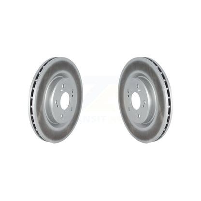 Coated Disc Brake Rotors Front Pair For 2019-2024 Acura RDX