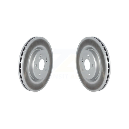 Coated Disc Brake Rotors Front Pair For 2019-2024 Acura RDX