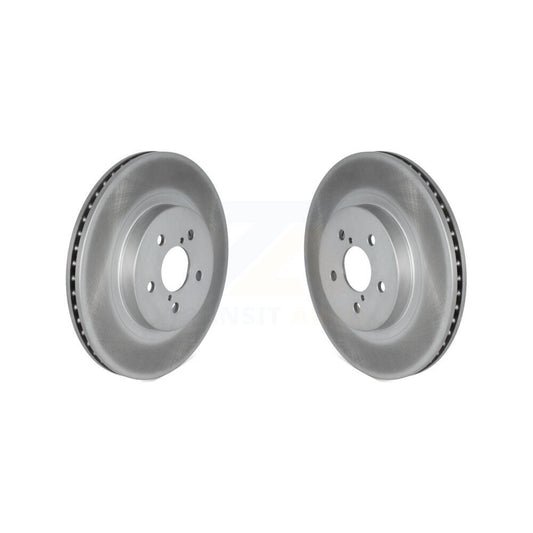 Coated Disc Brake Rotors Front Pair For Subaru Crosstrek Impreza