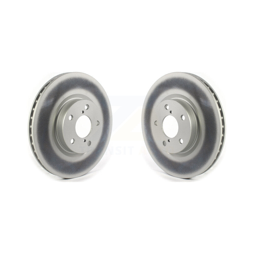 Coated Brake Rotor Front Pair For Subaru Impreza With 276mm Diameter