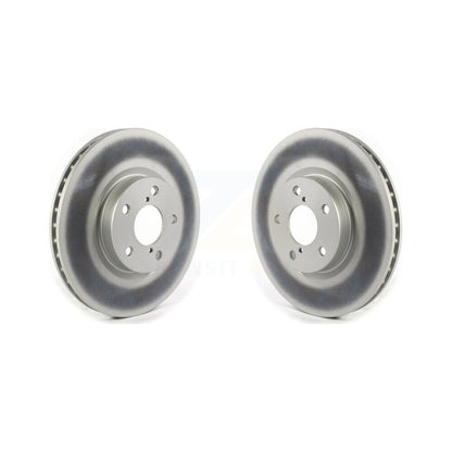 Coated Brake Rotor Front Pair For Subaru Impreza With 276mm Diameter