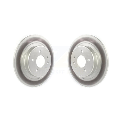 Coated Brake Rotors Rear Pair For Buick Envision With 315mm Diameter Rotor