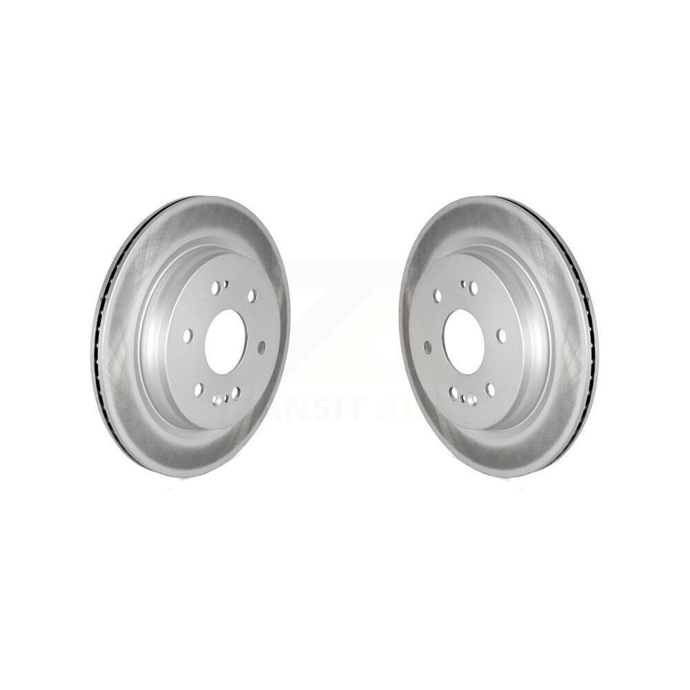 Coat Brake Rotor Rear Pair For GMC Chevrolet Silverado 1500 Sierra Limited Yukon