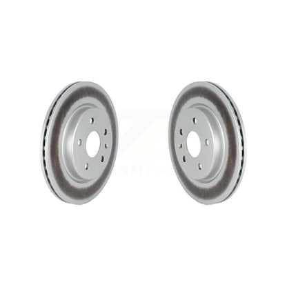 Coated Disc Brake Rotors Rear Pair For Cadillac XT4 Buick Envision
