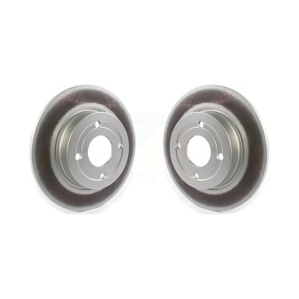 Coated Disc Brake Rotors Rear Pair For 2018-2021 Ford EcoSport FWD