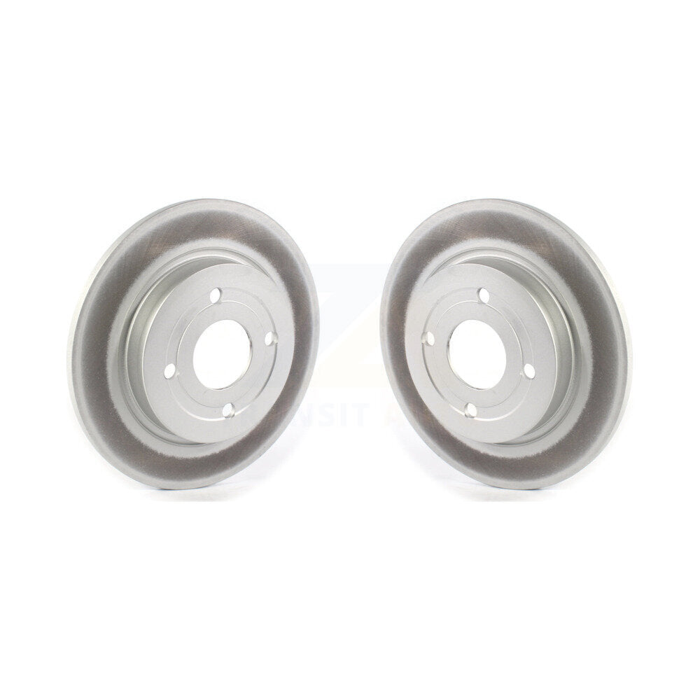 Coated Disc Brake Rotors Rear Pair For 2018-2022 Ford EcoSport AWD