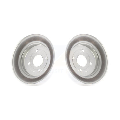 Coated Disc Brake Rotors Rear Pair For 2018-2022 Ford EcoSport AWD
