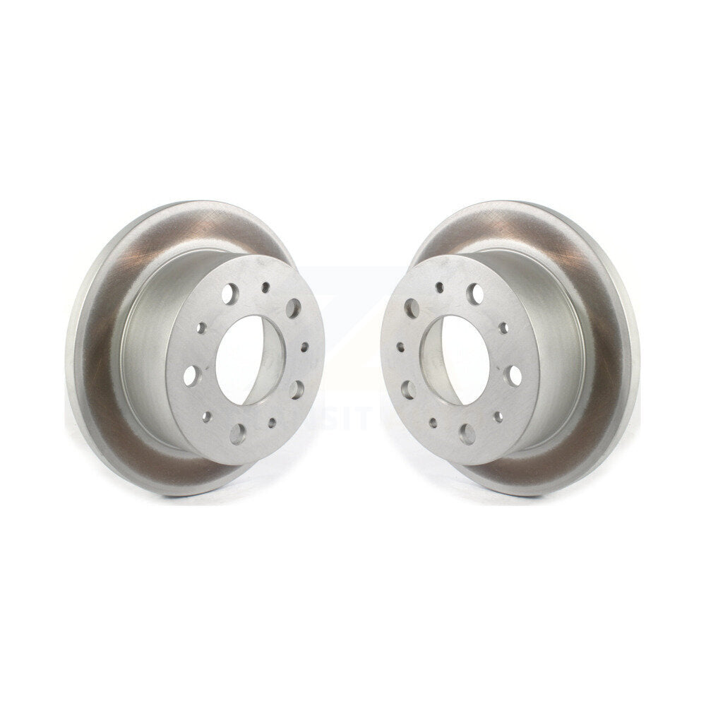 Coated Brake Rotors Rear Pair For Ram ProMaster 2500 3500 1500 With Solid Rotor
