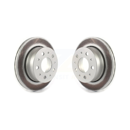 Coated Brake Rotors Rear Pair For Ram ProMaster 2500 3500 1500 With Vented Rotor