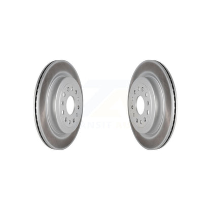 Coated Disc Brake Rotors Rear Pair For Ram 1500