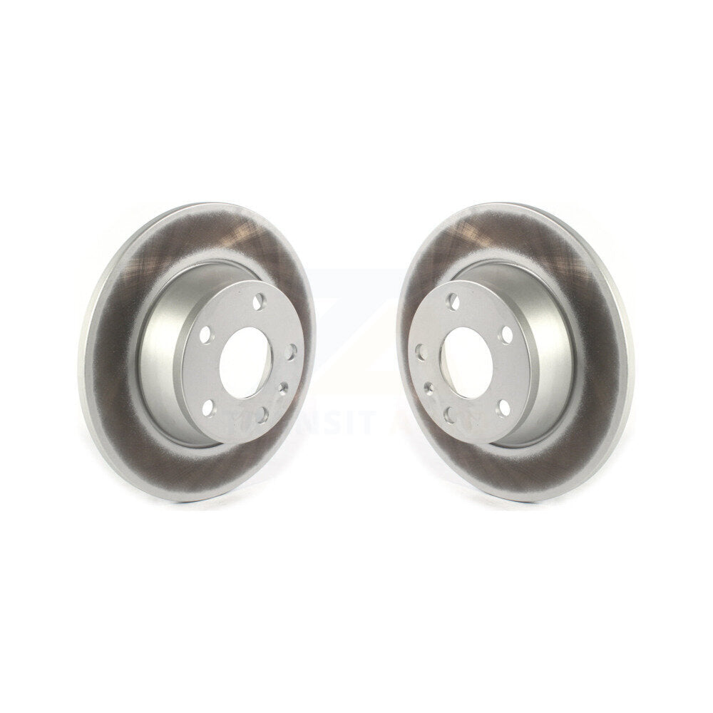 Coated Brake Rotors Rear Pair For Audi TT Quattro With 286mm Diameter Rotor