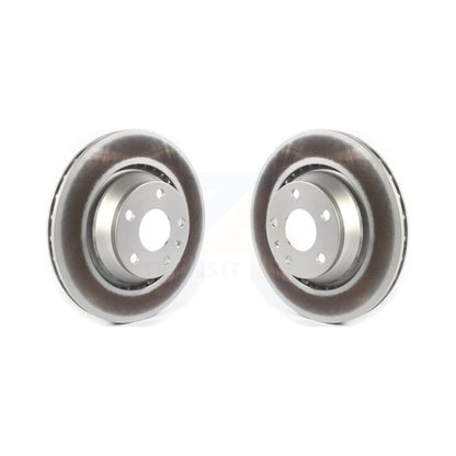 Coated Disc Brake Rotors Rear Pair For Audi TT Quattro TTS RS