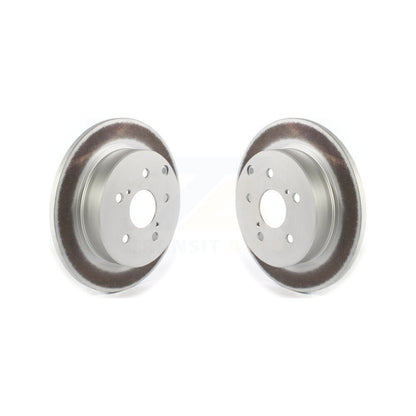 Coated Disc Brake Rotors Rear Pair For Toyota Prius V Mirai