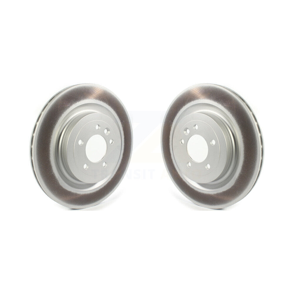 Coat Brake Rotors Rear Pair For Land Rover Range Sport Defender 110 Discovery 90