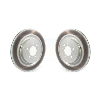 Coat Brake Rotors Rear Pair For Land Rover Range Sport Defender 110 Discovery 90