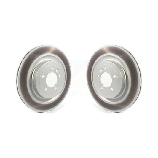 Coat Brake Rotors Rear Pair For Land Rover Range Sport Defender 110 Discovery 90