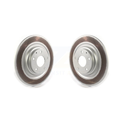 Coated Disc Brake Rotors Rear Pair For 2016-2023 Mazda CX-9