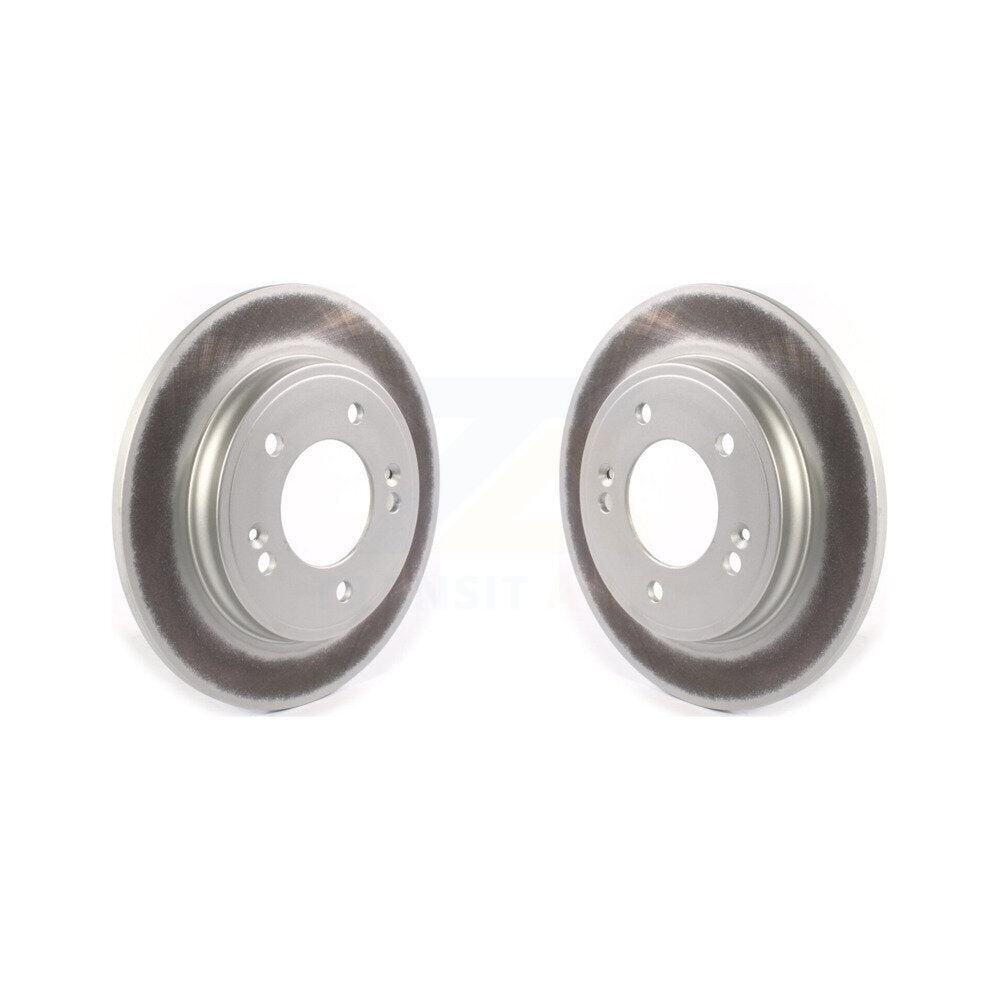 Coat Disc Brake Rotors Rear Pair For Hyundai Elantra Kia Forte Niro Ioniq Forte5