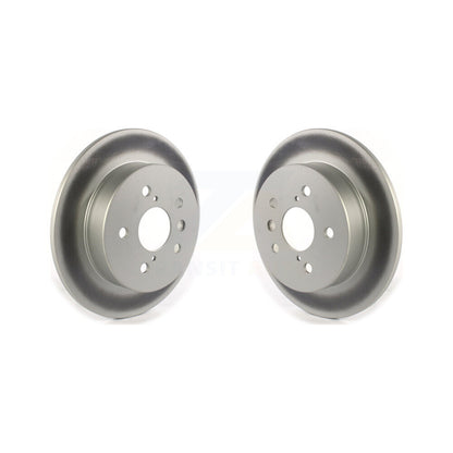 Coated Disc Brake Rotors Rear Pair For Toyota Camry