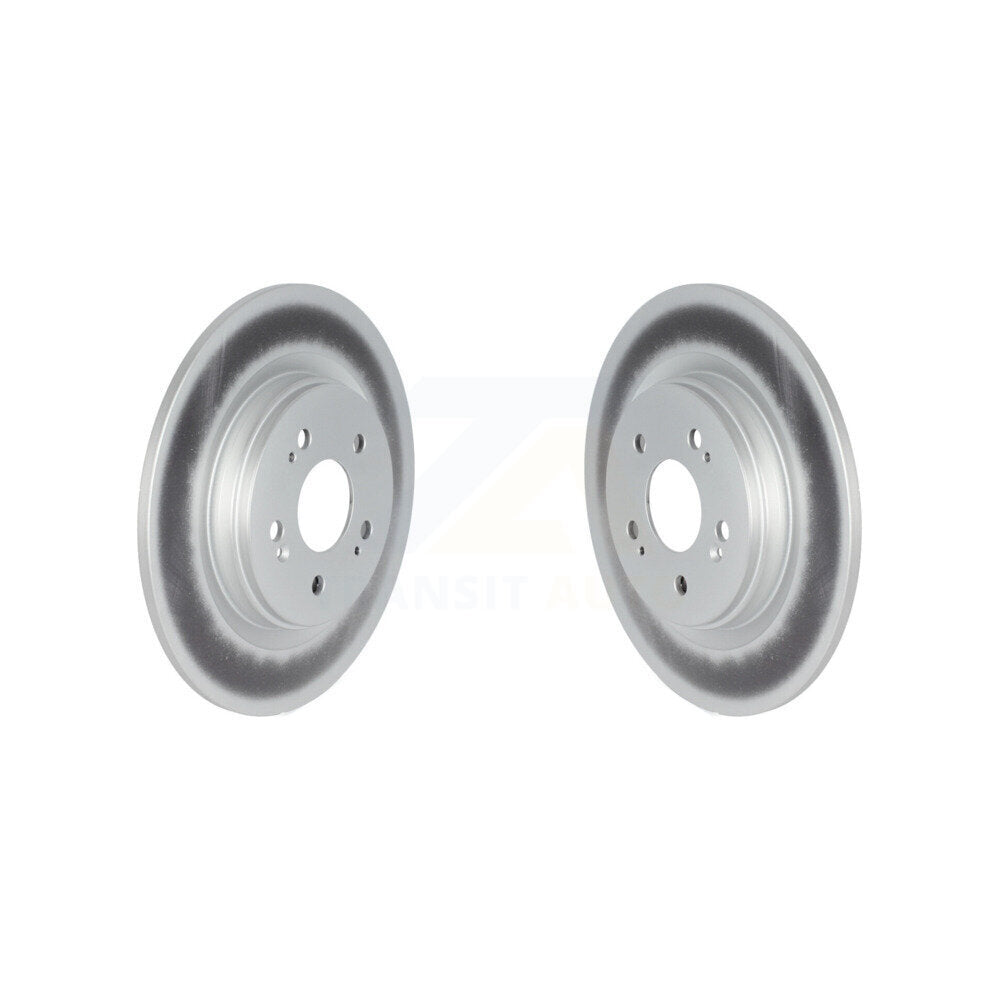 Coated Disc Brake Rotors Rear Pair For Honda Odyssey Pilot