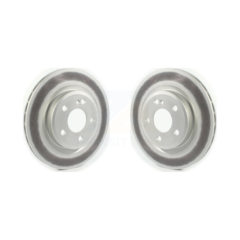 Coated Disc Brake Rotors Rear Pair For Mercedes-Benz GLA250 CLA250 INFINITI QX30