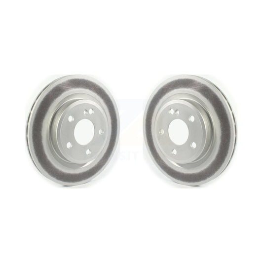 Coated Disc Brake Rotors Rear Pair For Mercedes-Benz GLA250 CLA250 INFINITI QX30