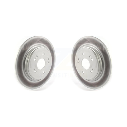 Coated Disc Brake Rotors Rear Pair For Acura RDX Honda HR-V Clarity
