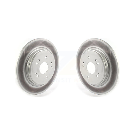 Coated Disc Brake Rotors Rear Pair For Acura RDX Honda HR-V Clarity