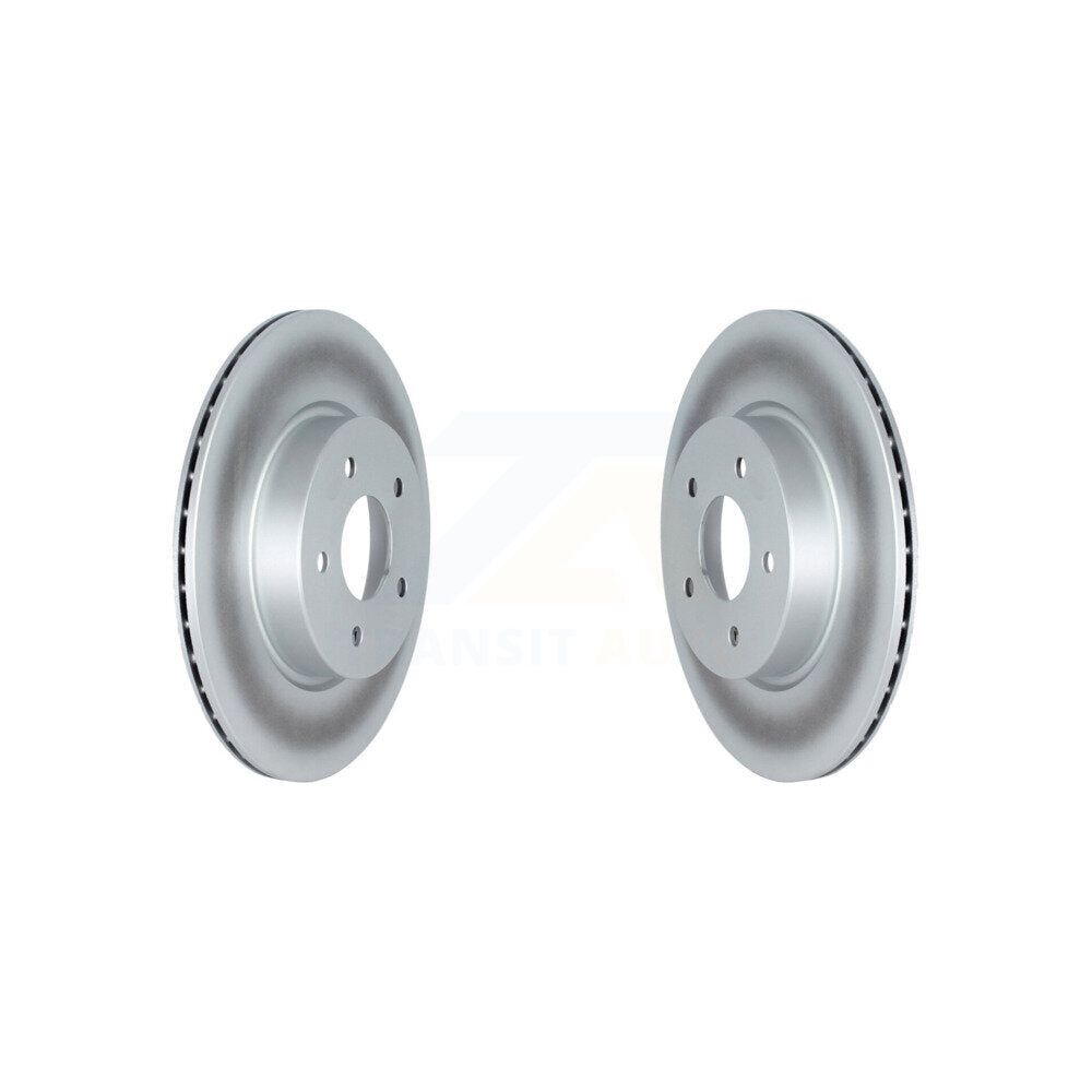 Coated Disc Brake Rotors Rear Pair For INFINITI QX50 QX55