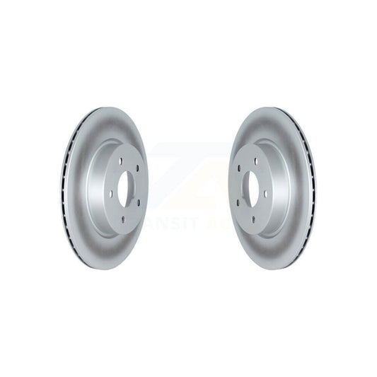 Coated Disc Brake Rotors Rear Pair For INFINITI QX50 QX55