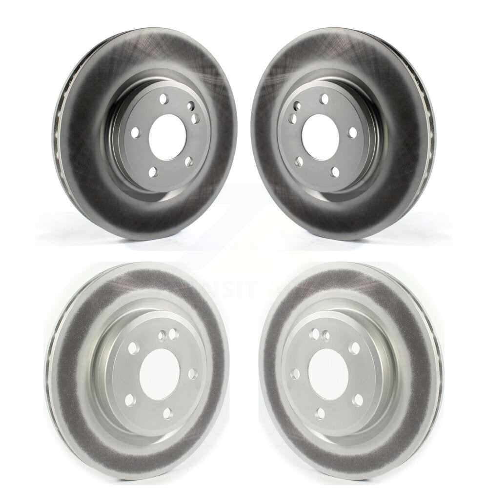 Coated Brake Rotors Front Rear Kit For Mercedes-Benz GLA250 CLA250 INFINITI QX30