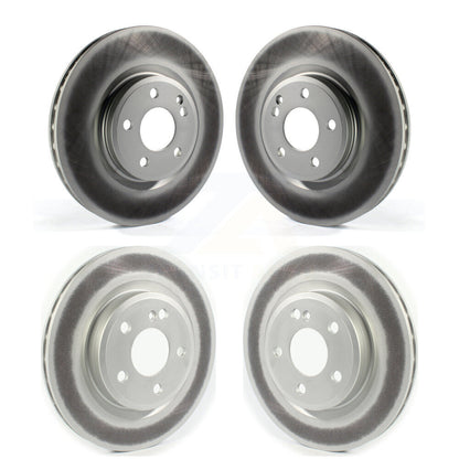 Coated Brake Rotors Front Rear Kit For Mercedes-Benz GLA250 CLA250 INFINITI QX30