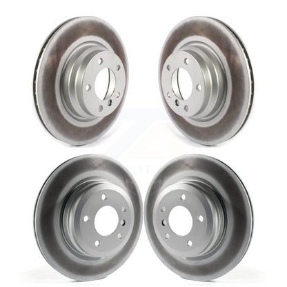 Coated Disc Brake Rotors Front Rear Kit For 2006 BMW 330i 330xi
