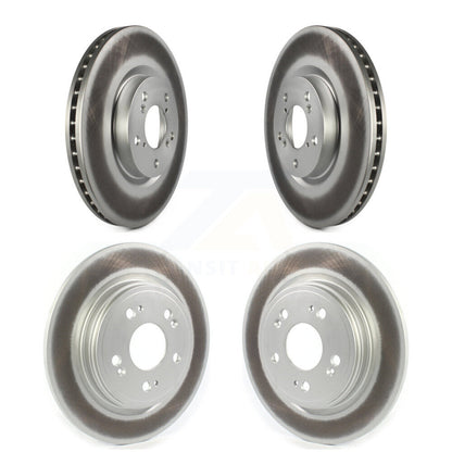 Coat Disc Brake Rotor Front Rear Kit For 2014-2020 Acura RLX Sport Hybrid SH-AWD