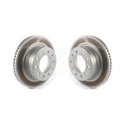 Coat Brake Rotors Front Pair For Ram Dodge Sterling Truck 4500 5500 Bullet 45 55